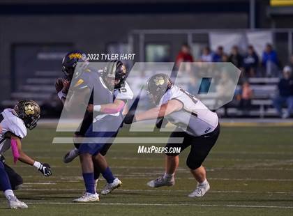 Thumbnail 3 in Lebanon vs. Mooresville (IHSAA 4A Sectional First Round) photogallery.