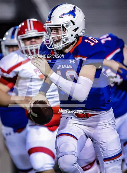 Thumbnail 1 in Graham vs Perryton (UIL 4A Area Playoff) photogallery.