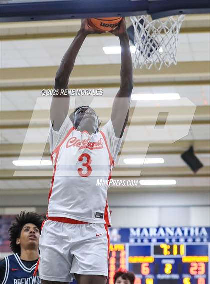 Thumbnail 1 in Brentwood School vs Cleveland (Crown City Round Ball Classic) photogallery.