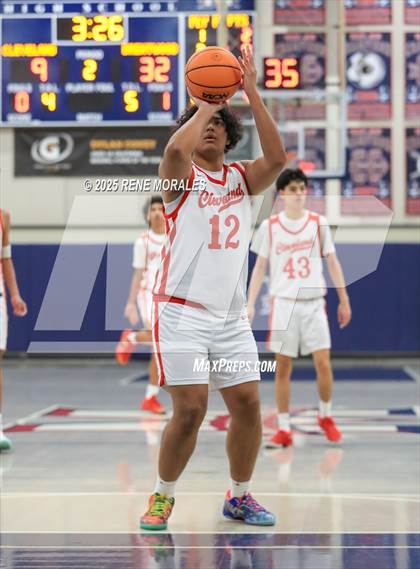 Thumbnail 1 in Brentwood School vs Cleveland (Crown City Round Ball Classic) photogallery.