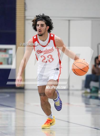 Thumbnail 2 in Brentwood School vs Cleveland (Crown City Round Ball Classic) photogallery.