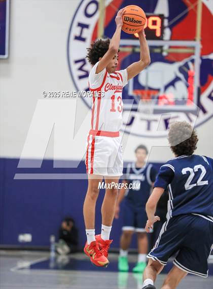 Thumbnail 3 in Brentwood School vs Cleveland (Crown City Round Ball Classic) photogallery.