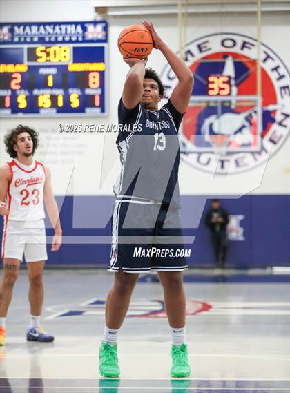 Thumbnail 3 in Brentwood School vs Cleveland (Crown City Round Ball Classic) photogallery.