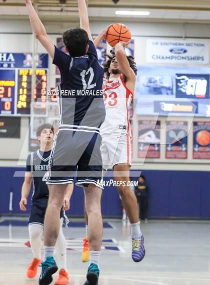 Thumbnail 2 in Brentwood School vs Cleveland (Crown City Round Ball Classic) photogallery.