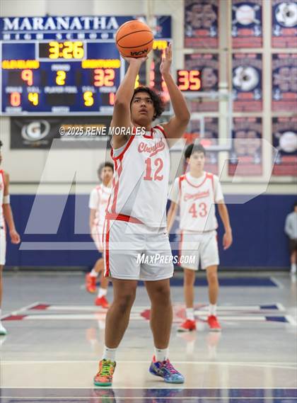 Thumbnail 2 in Brentwood School vs Cleveland (Crown City Round Ball Classic) photogallery.