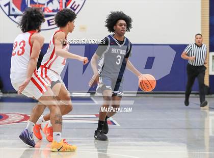 Thumbnail 2 in Brentwood School vs Cleveland (Crown City Round Ball Classic) photogallery.