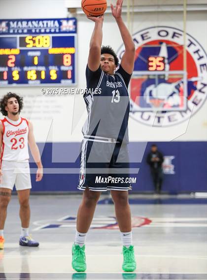 Thumbnail 1 in Brentwood School vs Cleveland (Crown City Round Ball Classic) photogallery.