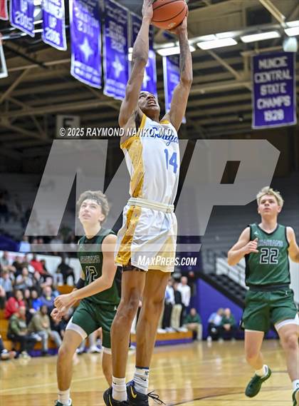 Thumbnail 1 in Pendleton Heights vs. Greenfield-Central (IHSAA 4A Section 9 First Round) photogallery.