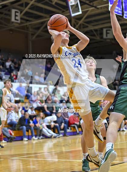 Thumbnail 1 in Pendleton Heights vs. Greenfield-Central (IHSAA 4A Section 9 First Round) photogallery.