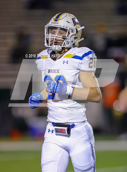 Thumbnail 3 in Brock vs. Clyde (UIL 3A Division 1 Region 1 Bi-District) photogallery.