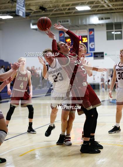 Thumbnail 1 in Juab vs. Morgan (UHSAA 3A 2nd Round Playoff) photogallery.