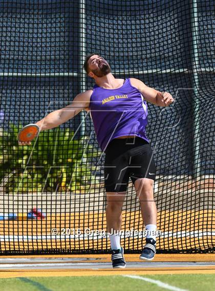 Thumbnail 3 in CIF NCS Masters Track and Field Championships (Boys Discus) photogallery.