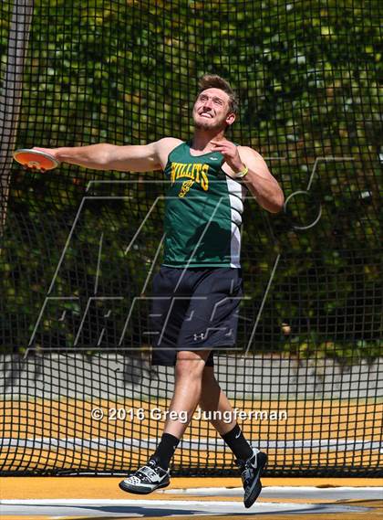 Thumbnail 1 in CIF NCS Masters Track and Field Championships (Boys Discus) photogallery.