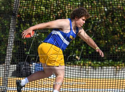 Thumbnail 2 in CIF NCS Masters Track and Field Championships (Boys Discus) photogallery.