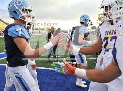 Thumbnail 3 in Serra vs. Corona Del Mar ( CIF State DIV 1A Championship Final) photogallery.