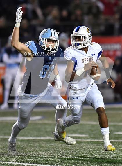 Thumbnail 1 in Serra vs. Corona Del Mar ( CIF State DIV 1A Championship Final) photogallery.