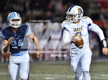 Thumbnail 3 in Serra vs. Corona Del Mar ( CIF State DIV 1A Championship Final) photogallery.