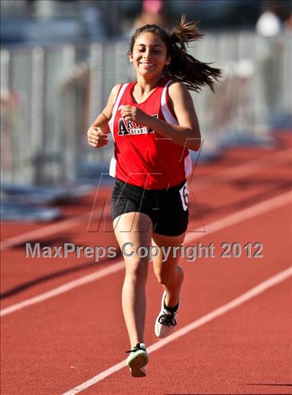 Thumbnail 2 in Titan Top 9 Invitational (Girls 400m Dash) photogallery.