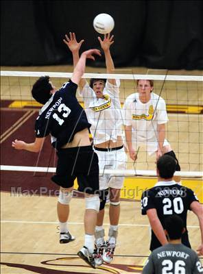 Thumbnail 3 in Mira Costa vs Newport Harbor (CIF SS D1 Final) photogallery.