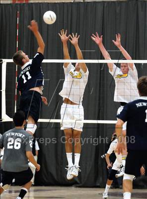 Thumbnail 2 in Mira Costa vs Newport Harbor (CIF SS D1 Final) photogallery.