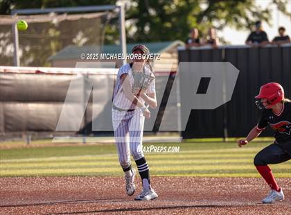 Thumbnail 2 in Melissa @ Aledo (UIL 5A D1 Girls Softball State Semi-Final) photogallery.