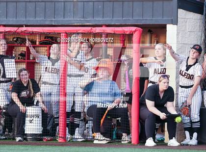 Thumbnail 3 in Melissa @ Aledo (UIL 5A D1 Girls Softball State Semi-Final) photogallery.