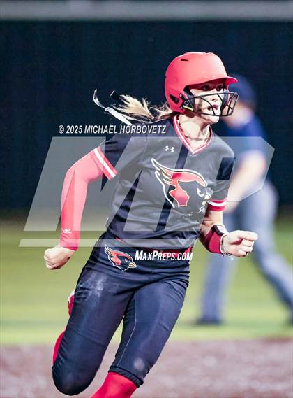 Thumbnail 2 in Melissa @ Aledo (UIL 5A D1 Girls Softball State Semi-Final) photogallery.