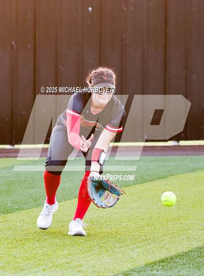 Thumbnail 1 in Melissa @ Aledo (UIL 5A D1 Girls Softball State Semi-Final) photogallery.