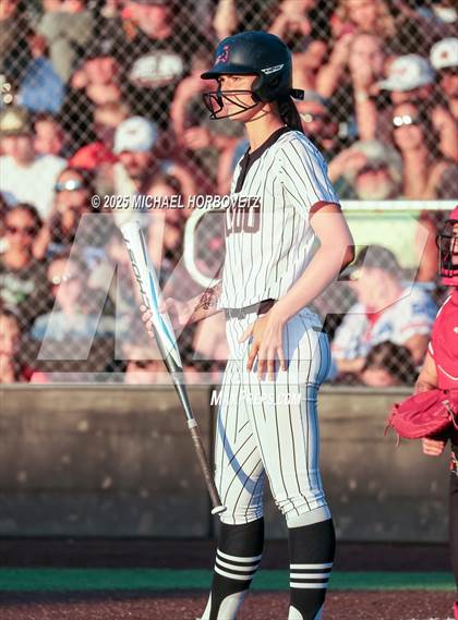 Thumbnail 1 in Melissa @ Aledo (UIL 5A D1 Girls Softball State Semi-Final) photogallery.