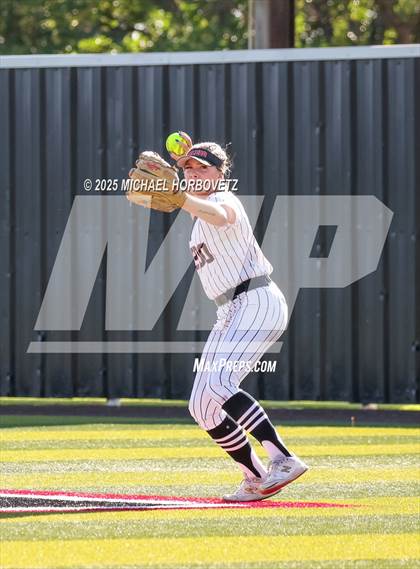 Thumbnail 1 in Melissa @ Aledo (UIL 5A D1 Girls Softball State Semi-Final) photogallery.