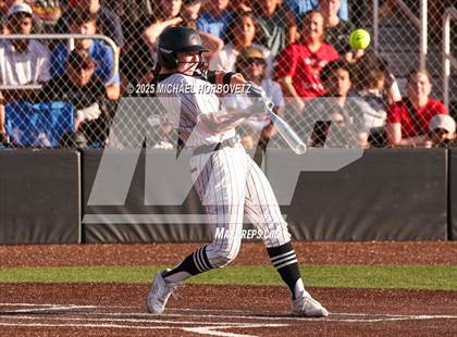Thumbnail 2 in Melissa @ Aledo (UIL 5A D1 Girls Softball State Semi-Final) photogallery.