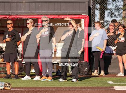 Thumbnail 1 in Melissa @ Aledo (UIL 5A D1 Girls Softball State Semi-Final) photogallery.