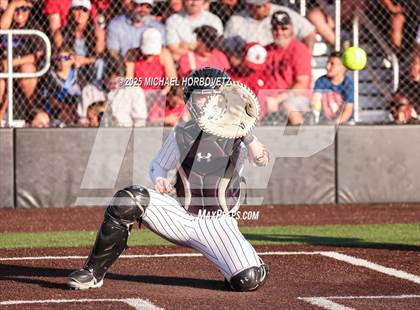 Thumbnail 3 in Melissa @ Aledo (UIL 5A D1 Girls Softball State Semi-Final) photogallery.