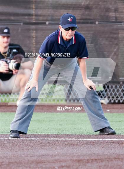 Thumbnail 2 in Melissa @ Aledo (UIL 5A D1 Girls Softball State Semi-Final) photogallery.