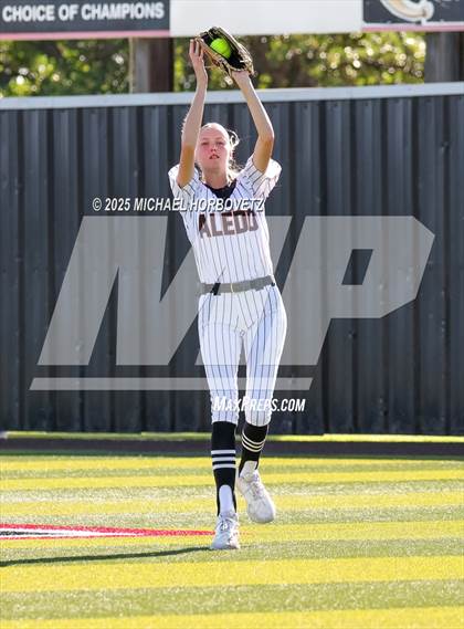 Thumbnail 3 in Melissa @ Aledo (UIL 5A D1 Girls Softball State Semi-Final) photogallery.