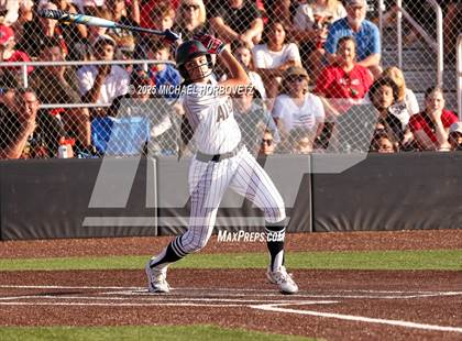 Thumbnail 2 in Melissa @ Aledo (UIL 5A D1 Girls Softball State Semi-Final) photogallery.