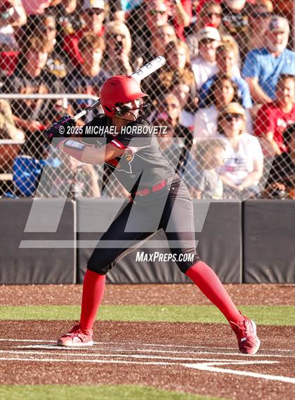 Thumbnail 3 in Melissa @ Aledo (UIL 5A D1 Girls Softball State Semi-Final) photogallery.