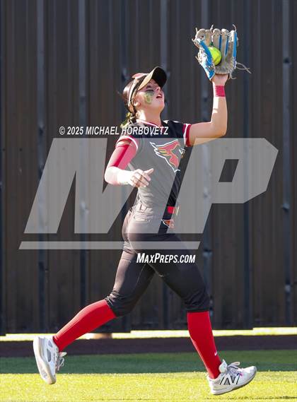 Thumbnail 1 in Melissa @ Aledo (UIL 5A D1 Girls Softball State Semi-Final) photogallery.