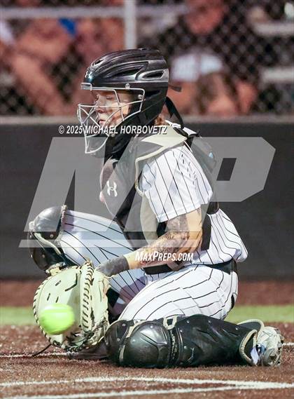 Thumbnail 3 in Melissa @ Aledo (UIL 5A D1 Girls Softball State Semi-Final) photogallery.