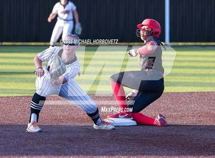 Thumbnail 2 in Melissa @ Aledo (UIL 5A D1 Girls Softball State Semi-Final) photogallery.