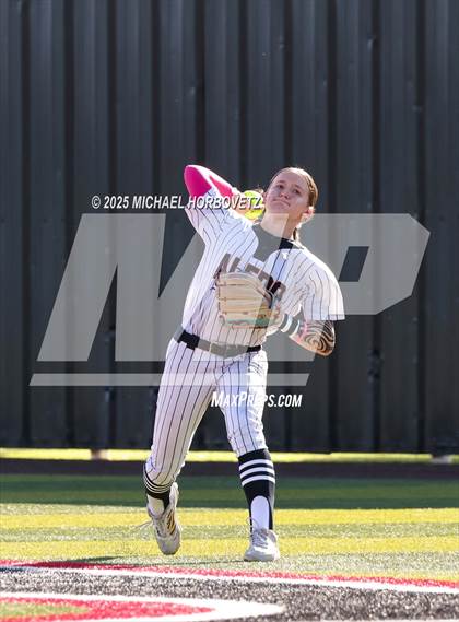 Thumbnail 3 in Melissa @ Aledo (UIL 5A D1 Girls Softball State Semi-Final) photogallery.
