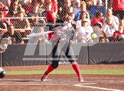 Thumbnail 3 in Melissa @ Aledo (UIL 5A D1 Girls Softball State Semi-Final) photogallery.