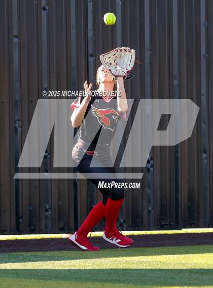 Thumbnail 1 in Melissa @ Aledo (UIL 5A D1 Girls Softball State Semi-Final) photogallery.