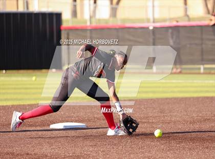 Thumbnail 3 in Melissa @ Aledo (UIL 5A D1 Girls Softball State Semi-Final) photogallery.
