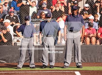Thumbnail 2 in Melissa @ Aledo (UIL 5A D1 Girls Softball State Semi-Final) photogallery.