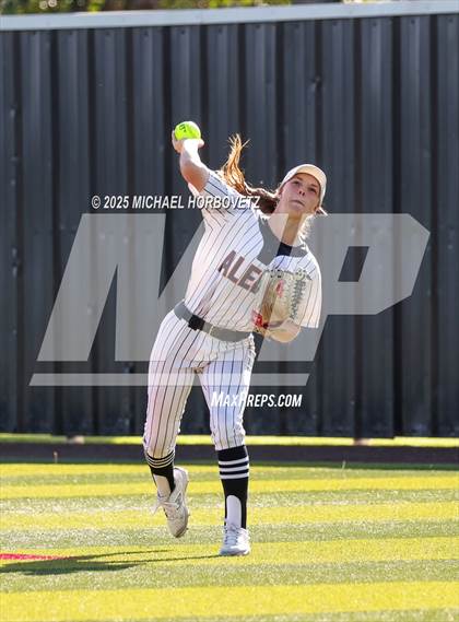 Thumbnail 3 in Melissa @ Aledo (UIL 5A D1 Girls Softball State Semi-Final) photogallery.