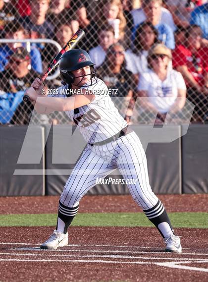 Thumbnail 1 in Melissa @ Aledo (UIL 5A D1 Girls Softball State Semi-Final) photogallery.