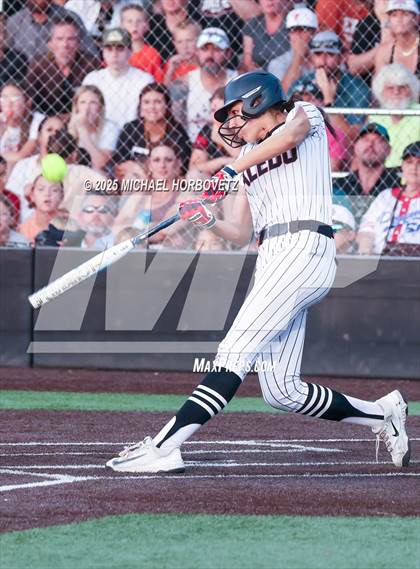 Thumbnail 2 in Melissa @ Aledo (UIL 5A D1 Girls Softball State Semi-Final) photogallery.