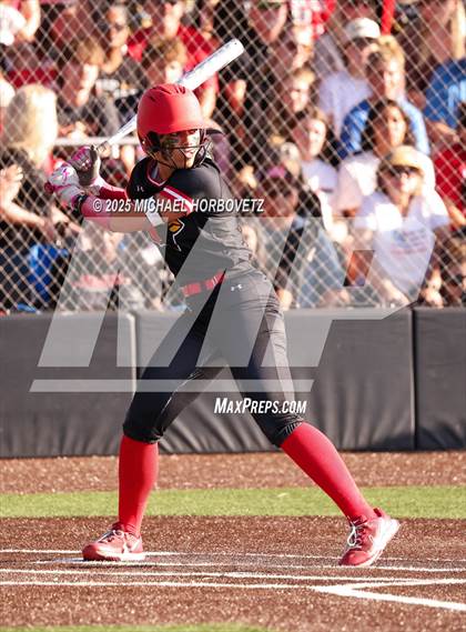 Thumbnail 2 in Melissa @ Aledo (UIL 5A D1 Girls Softball State Semi-Final) photogallery.