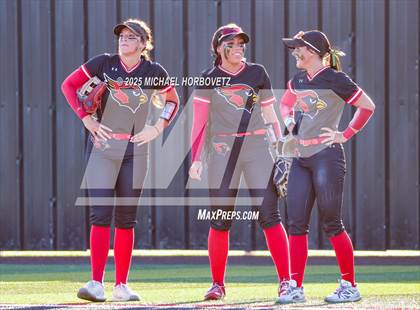 Thumbnail 3 in Melissa @ Aledo (UIL 5A D1 Girls Softball State Semi-Final) photogallery.